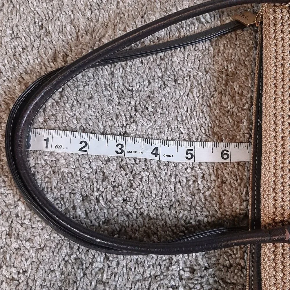 The Sak X Elliott Lucca Woven Nylon & Leather Trim Shoulder Bag